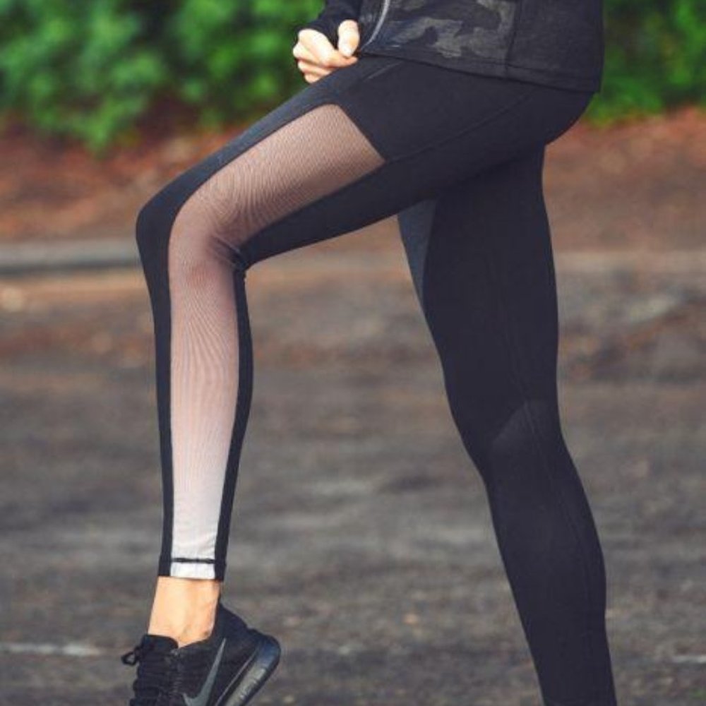 Ombre Mesh Yoga Leggings